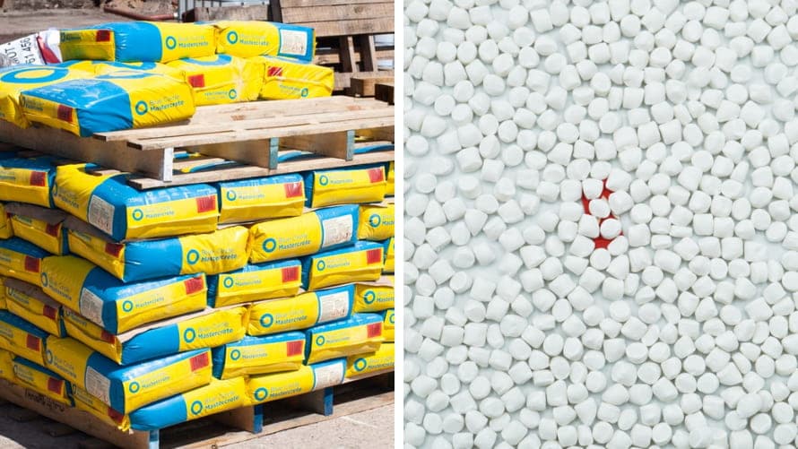 Filler Masterbatch is widely applied in the production of plastic cement bags