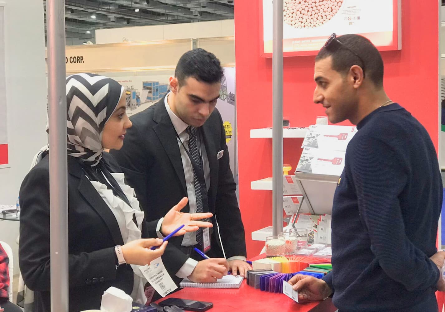Eup Egypt team in Plastex fair