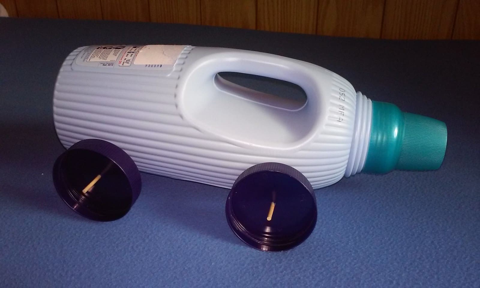 Toy car made from plastic bottles