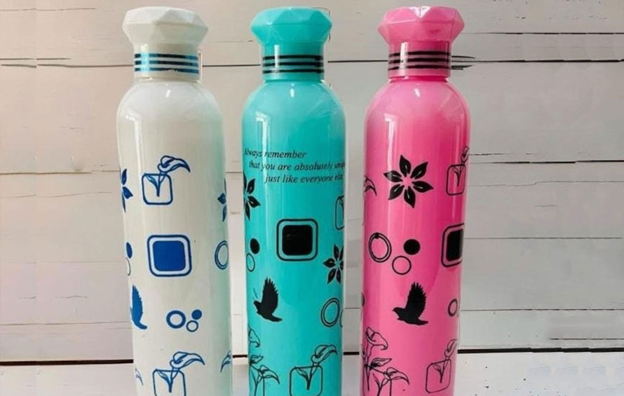 PET, HDPE, LDPE, PP, and PS are suitable plastic materials for bottle printing.