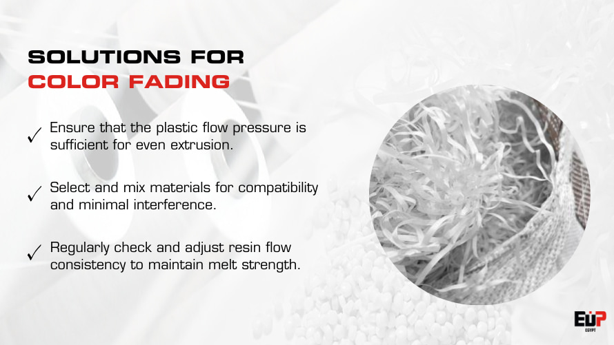 Solutions for color fading