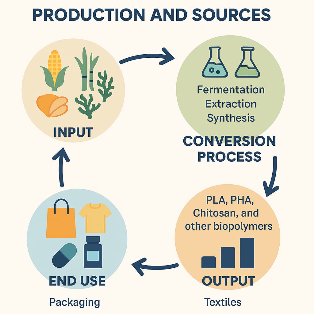 biopolymers production process
