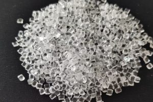 Polycarbonate is considered as a very clear and strong thermoplastic