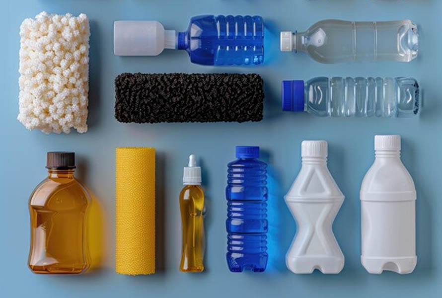 يتم استخدام عملية النفخ على نطاق واسع في إنشاء الزجاجات البلاستيكية والحاويات والبرطمانات للصناعات مثل الأغذية والمشروبات والأدوية ومستحضرات التجميل