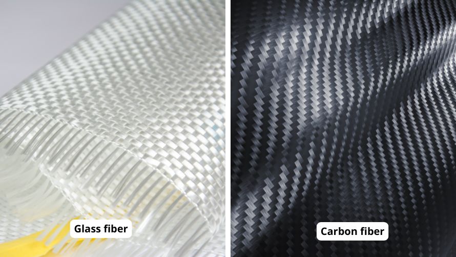 glass fiber reinforced plastic vs carbon fiber reinforced plastic