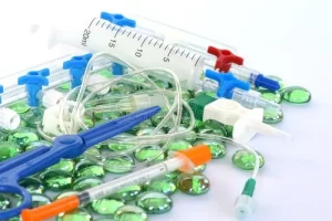 Many disposable medical devices are produced using plastic injection molding.