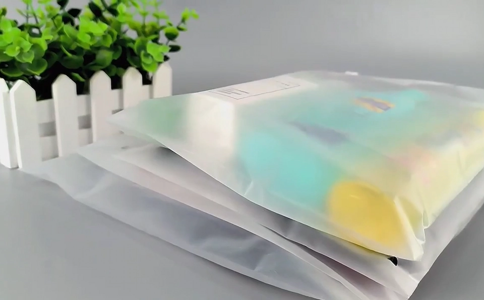 Polyethylene (PE) bags are semi-translucence and can protect contents from UV rays