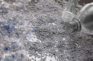 rPET is produced from the recycling of plastic bottles and can be repeatedly recycled without any change in quality