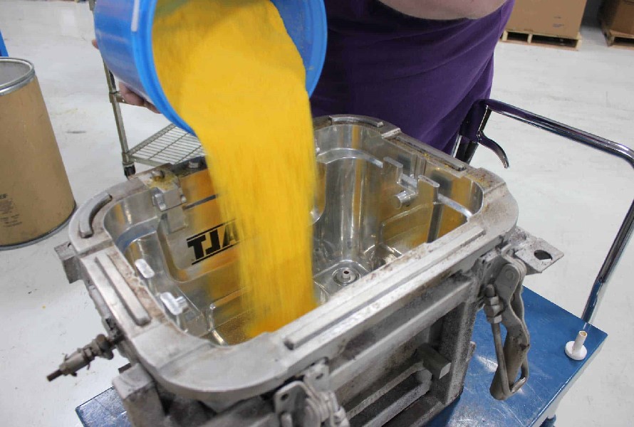 Roto molding requires powder material